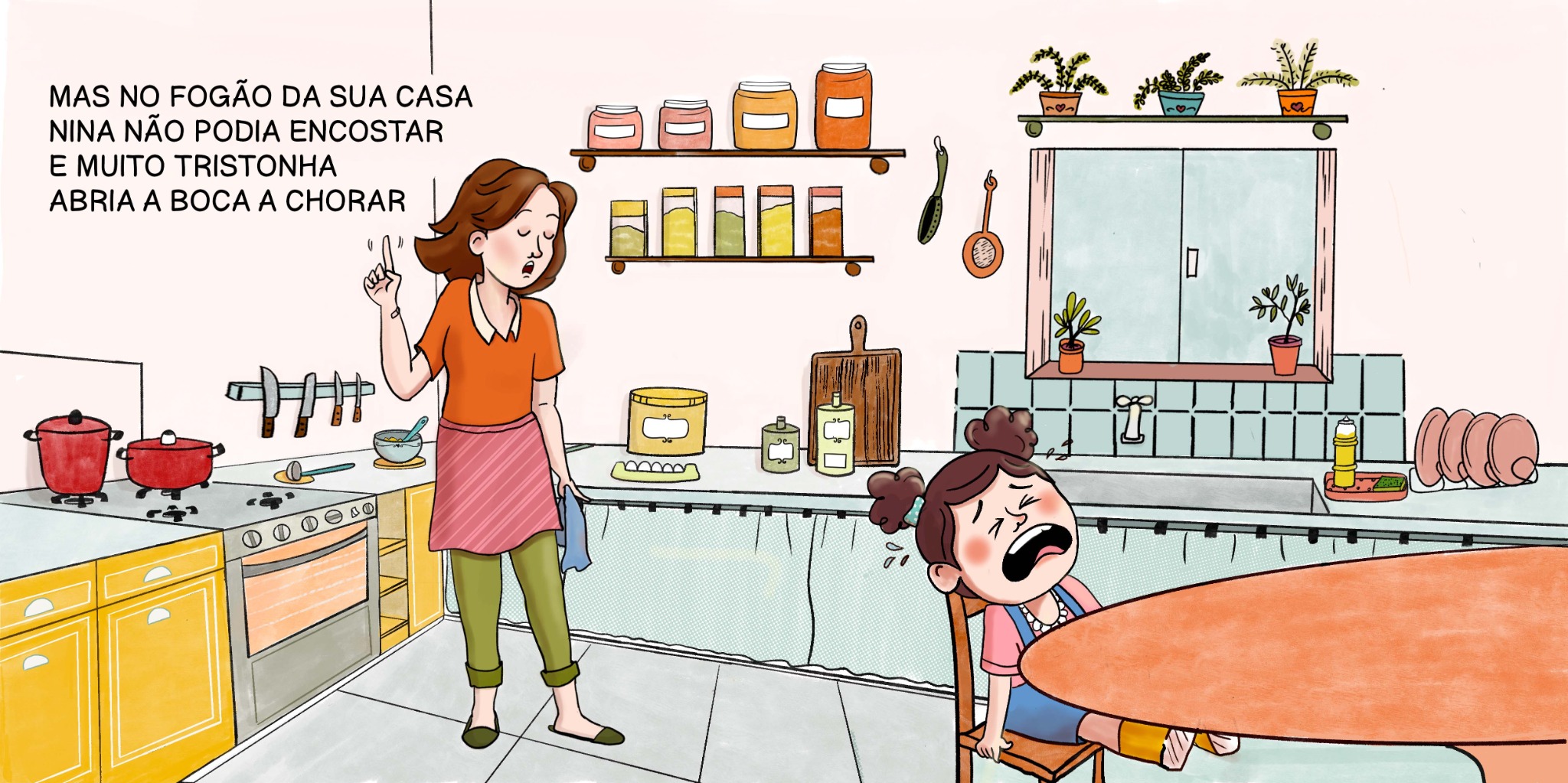 Página dupla — O Doce de Nina